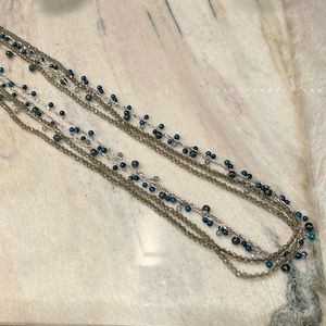 Sparkly long necklace